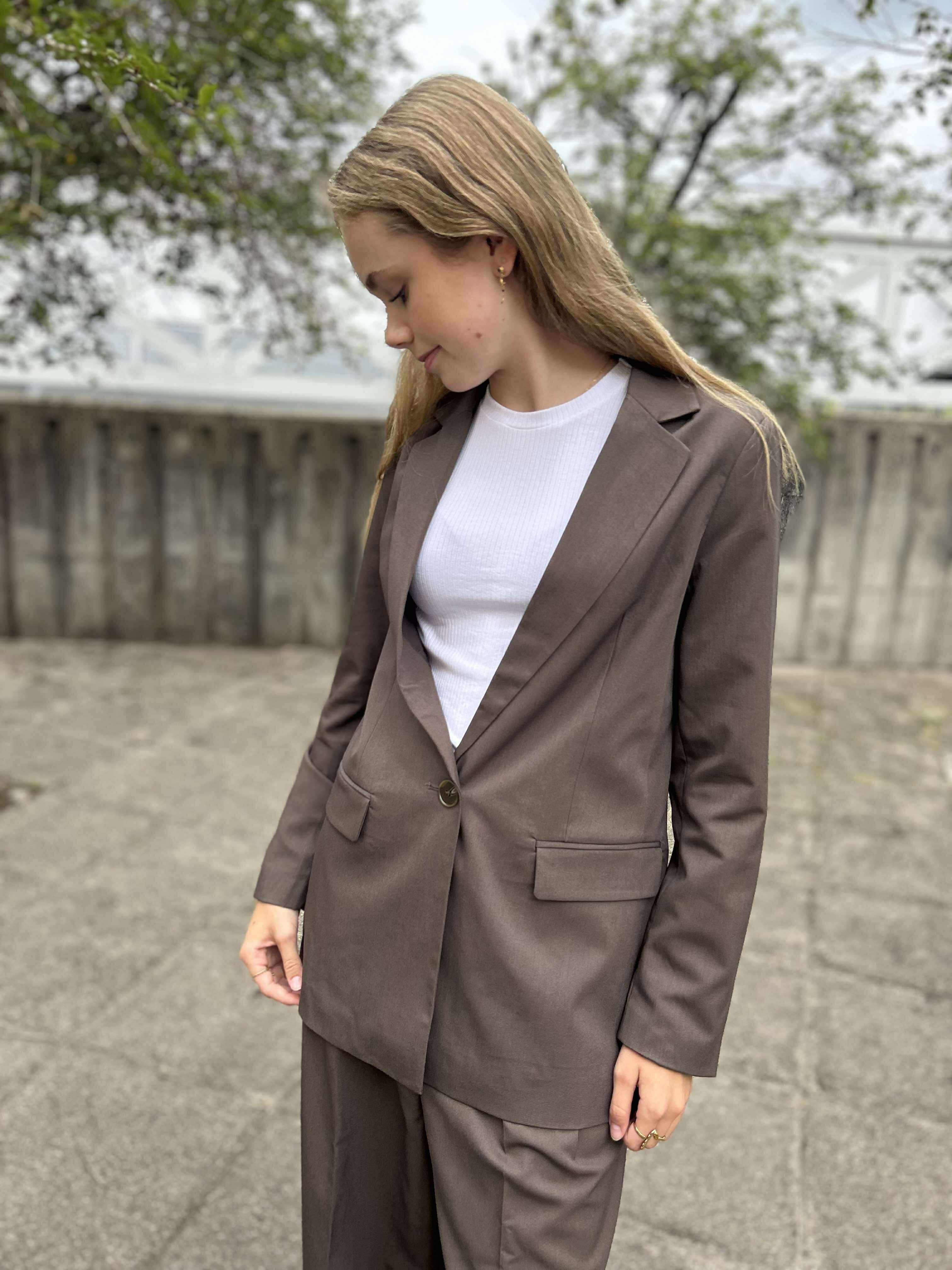 VMNILA Blazer - Chocolate Brown